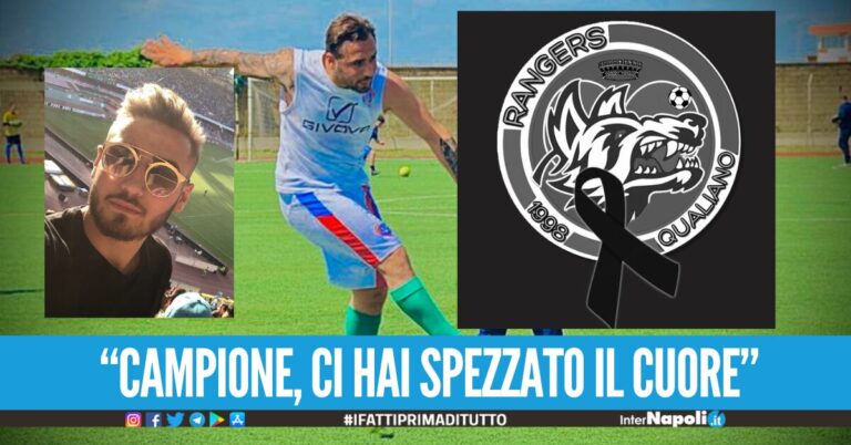 Con grande tristezza, ASD RANGERS QUALIANO 1998 annuncia la scomparsa del suo calciatore, Francesco Palmieri a soli 29 anni ,