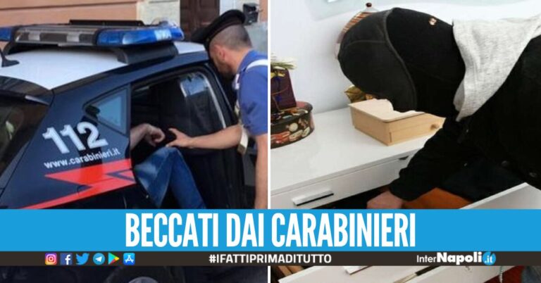 Da Casoria ad Angri per svaligiare un appartamento, in manette tre ladri “in trasferta”
