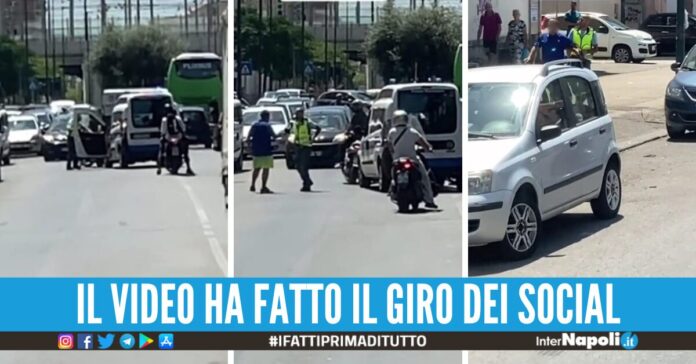 tenta di rubare furgone municipale napoli