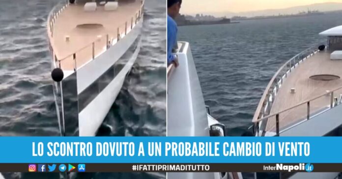 scontro yacht golfo di napoli