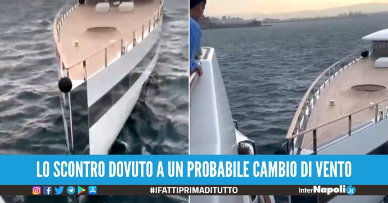 scontro yacht golfo di napoli