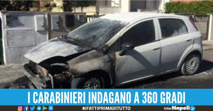 casoria auto fiamme