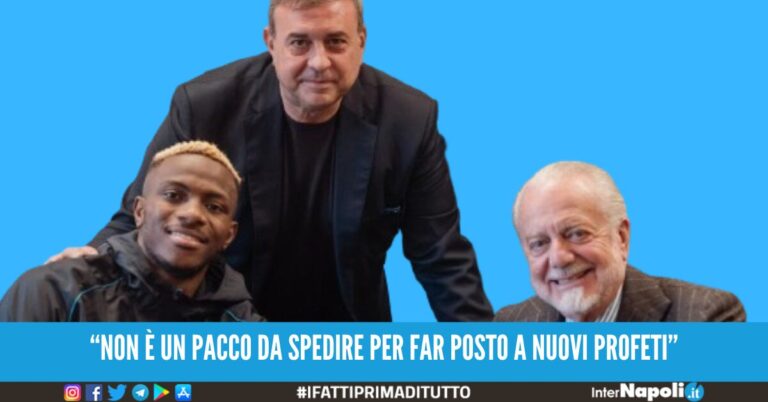 Agente Osimhen tuona: niente Arabia, un top club o resta a Napoli