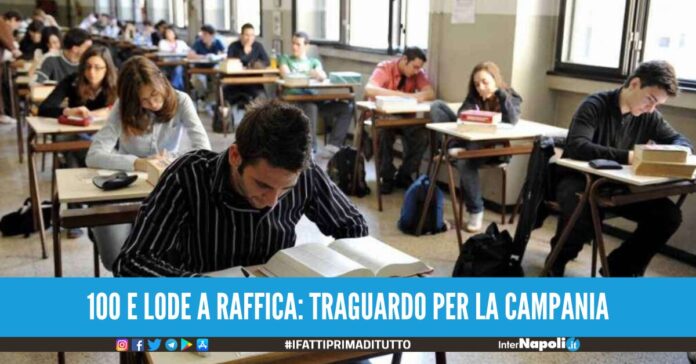 Votazioni massime con lode al sud per i maturandi.