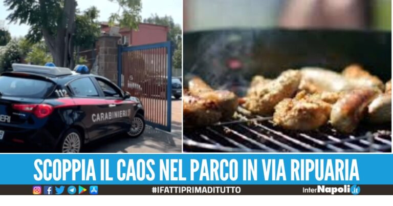 Braciata finisce in rissa a Varcaturo, 27enne aggredisce i carabinieri