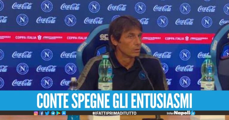 Conte: “Mi aspettavo una situazione migliore, tante difficoltà. E’ una ricostruzione totale”