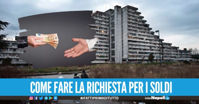 Crollo di Scampia, al via le richieste per ottenere il contributo economico