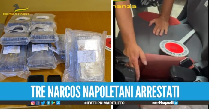 Posto di blocco in autostrada, due narcos napoletani presi con 20 Kg di cocaina