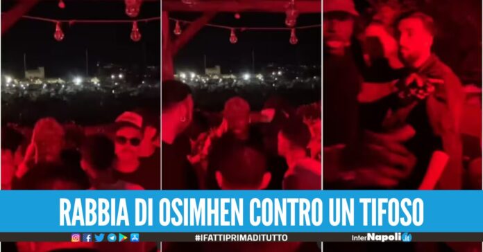 Osimhen è un problema dentro e fuori dal campo, strappa il telefono da mano ad un tifoso che lo filma