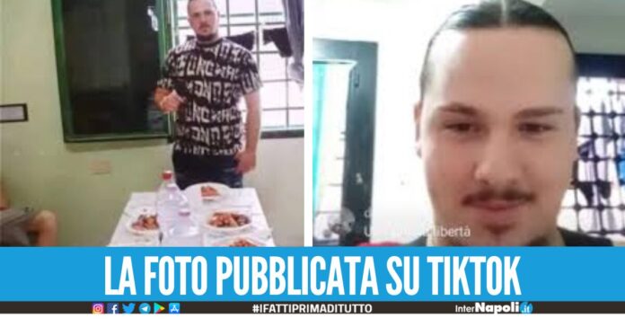 Pranzo a base di pesce in carcere, il figlio del boss di camorra su TikTok