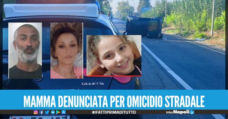 In braccio senza cintura, perché è stata denunciata la mamma della piccola morta nell’incidente a Giugliano