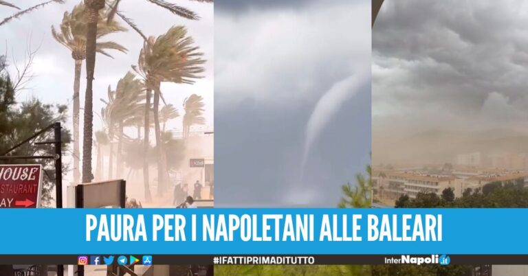 Tempesta devasta Formentera e Minorca, paura per tanti napoletani alle Baleari