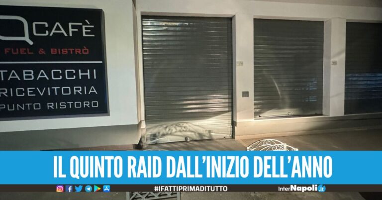 Criminalità scatenata a Giugliano, un altro raid alla tabaccheria Aprovitola