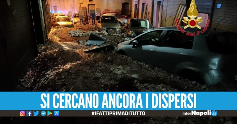 Frana San Felice a Cancello, la Procura apre un’inchiesta per disastro colposo