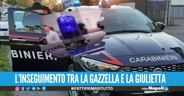 Giravano con la sirena accesa a Lago Patria, bloccati dai carabinieri..