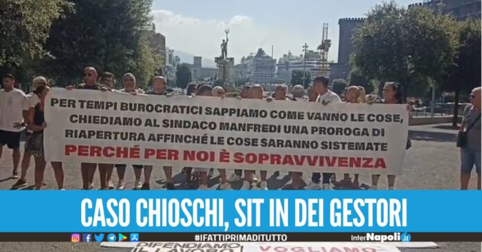 I gestori dei 19 chioschi di Mergellina