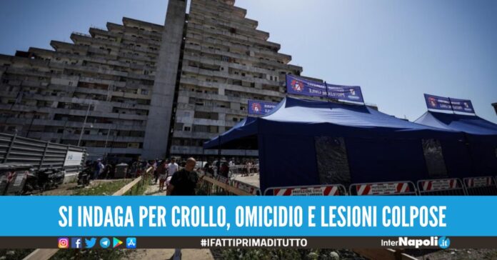 crollo scampia perito