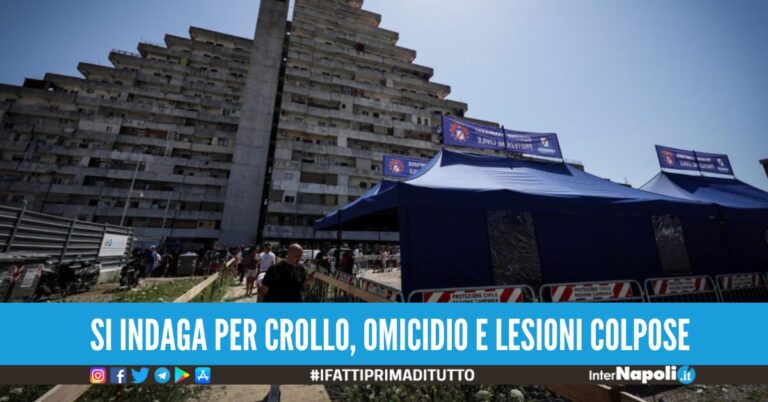 crollo scampia perito