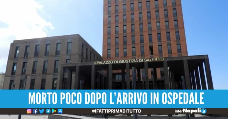 SUICIDA TRIBUNALE SALERNO