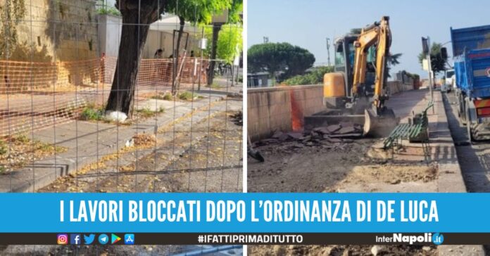 lavori strade posillipo