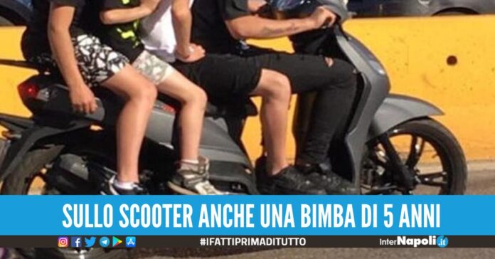 IN SCOOTER SENZA CASCO TORRE DEL GRECO