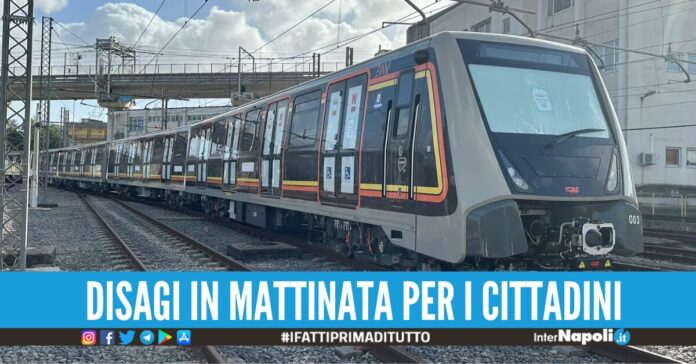 linea piscinola-aversa guasto