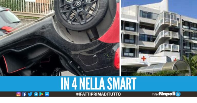 Bimba di 8 anni morta nell’incidente a Giugliano, la mamma e la sorella ricoverate a Pozzuoli