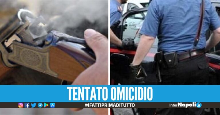 Choc a Carinola, esplode 3 colpi di fucile contro l’abitazione di una coppia: arrestato