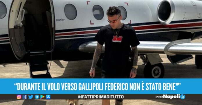 Fedez ricoverato d'urgenza, colpito da un malore sul suo jet privato