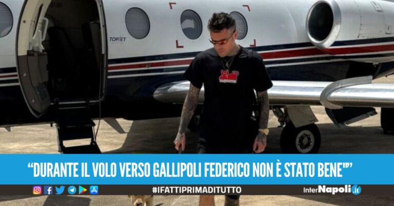Fedez ricoverato d'urgenza, colpito da un malore sul suo jet privato
