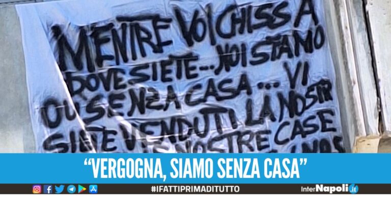 Gli sgomberati dalla Vela Celeste dovranno raccogliere i loro effetti personali entro domenica