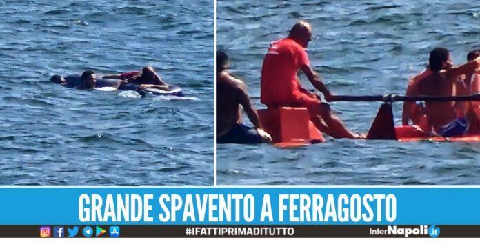 Trascinati dalle onde a Torre del Greco, 3 persone soccorse in mare