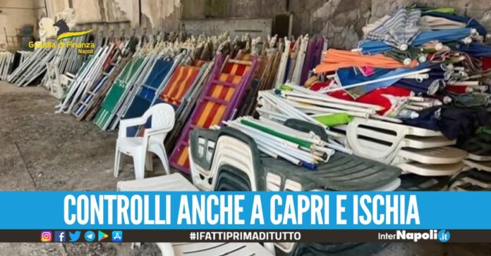 Lidi abusivi scoperti tra Napoli e Ischia, blitz della Finanza