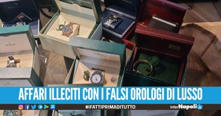 Vendevano Rolex e Vacheron pezzottati, sequestro da 700mila euro nel Salernitano