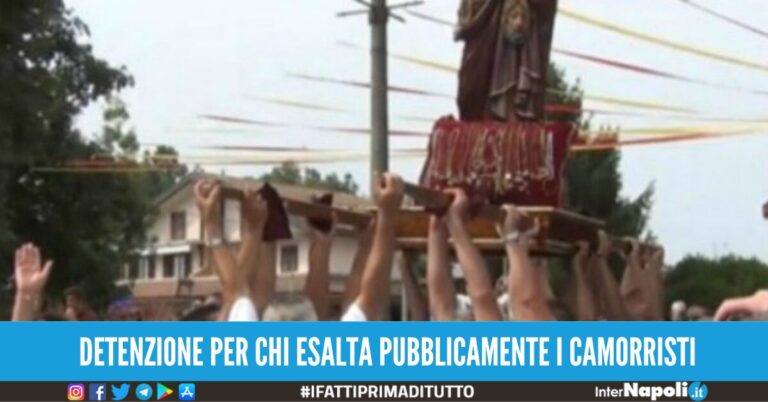 inchini processione case boss carcere camorra