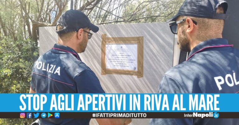 Giovedì 8 agosto gli agenti del Commissariato di P.S. di Gallipoli hanno provveduto a notificare al titolare del lido Zen il p