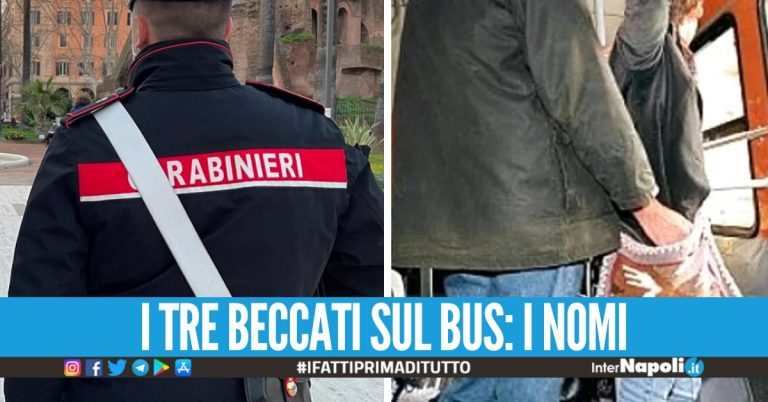 Banda di borseggiatori arrestata a Napoli, sorpresi mentre sfilano portafogli e cellulare