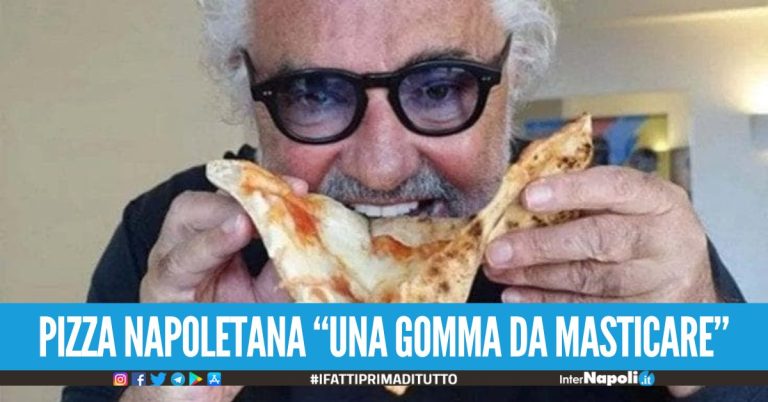 Briatore La pizza napoletana Sembra un chewing gum. I social si scatenano