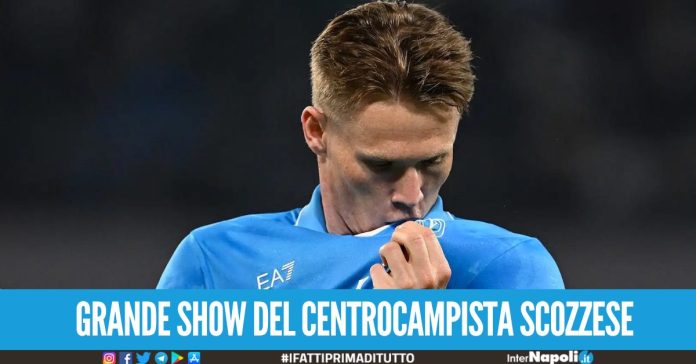 Gol e bacio alla maglia per Scott McTominay e tifosi in estasi