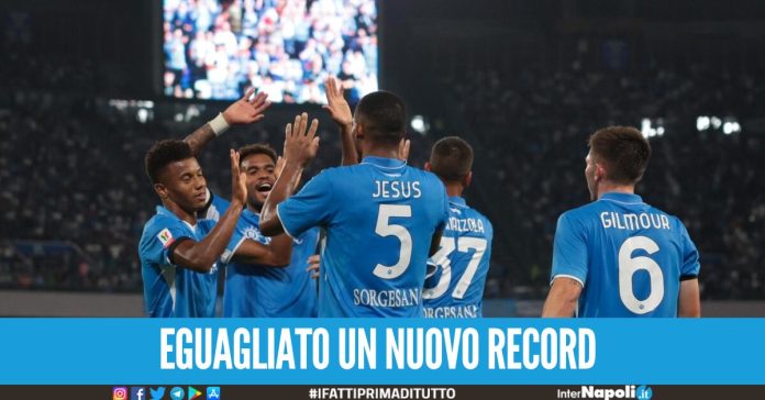 10 Marcatori diversi a segno per il Napoli di Conte, agguantato un nuovo record