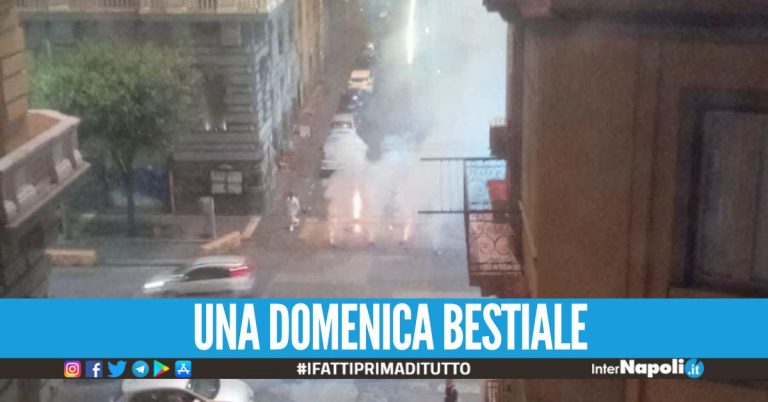 Dal tentato scippo e alle batterie esplose in strada, follia a Napoli