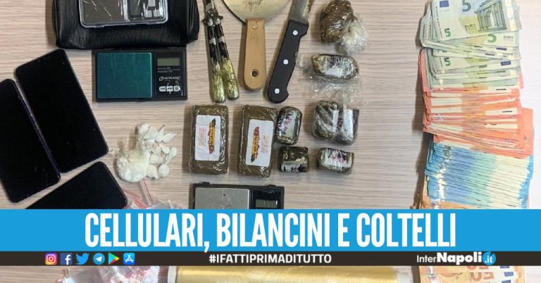 Droga e 5mila euro in contanti, si era creato un laboratorio in casa: 19enne in manette a Frattamaggiore