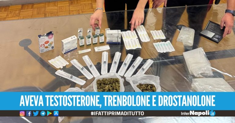 Fiale di doping trovate nel negozio, arrestato 36enne a Torre del Greco