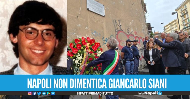 Giancarlo Siani, 39 anni fa l'omicidio della camorra ricordo a Napoli