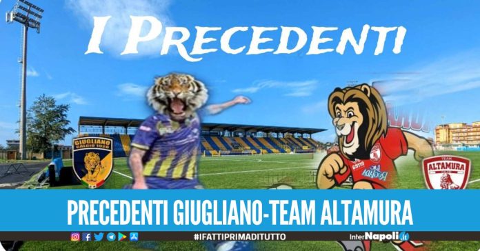 Giugliano-Altamura, non c’è nessun precedente tra le due compagini