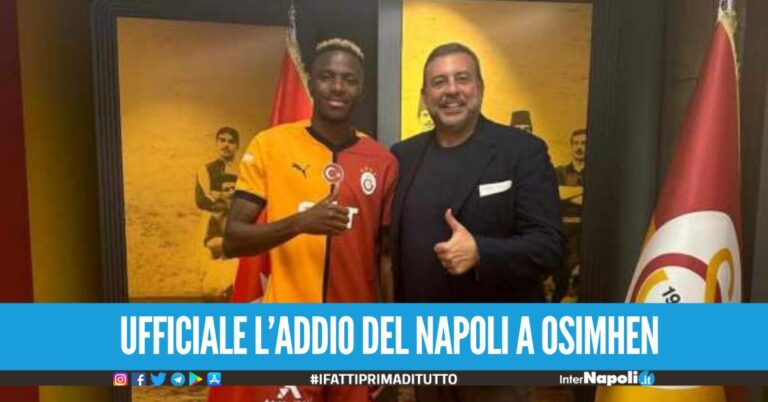 Il Napoli ufficializza la cessione di Osimhen, ufficiale l'opzione sul rinnovo del contratto