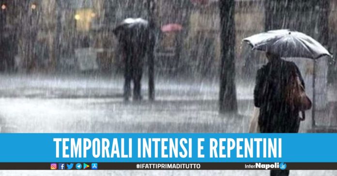 Il maltempo flagella ancora la Campania prorogata l'allerta meteo gialla