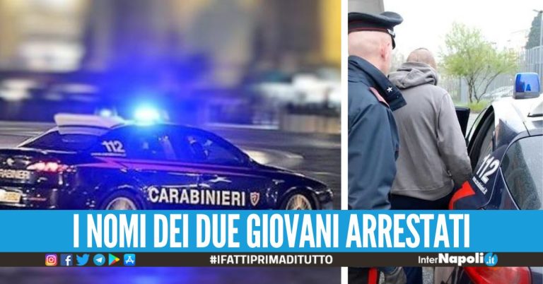 In fuga su due auto rubate a Qualiano e Villaricca, arrestati dopo il folle inseguimento