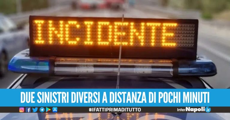 Doppio incidente sulla Tangenziale di Napoli, disagi per Fuorigrotta e Zona Ospedaliera