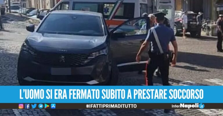Donna travolta e uccisa da un’auto, 47enne napoletano denunciato per omicidio stradale